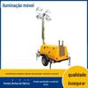 Os fabricantes fornecem lâmpadas de iluminação móveis multifuncionais, iluminação de elevação automática, controle de inundações, lâmpadas de construção de emergência para veículos