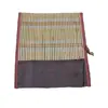 Cortina de Caneta de Bambu Protege Canetas Pincel para Transportar e Guardar Canetas ao Sair. Cortina de Bambu Prática com Cobertura de Tecido de 2 Lados e 4 Lados para Estudantes