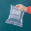 Sacos para Conservar Alimentos com Costelas Duplas Atacado, Sacos Seláveis para Refrigeração, Sacos Densos de Grau Espessado, Sacos Transparentes Auto-Selantes