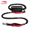 Correa para Perro Kepai de Dongguan con Bolsa para Cintura, Equipo de Entrenamiento para Perros con Doble Asa, Correa Elástica para Paseo de Perros, Correa Reflectante para Correr de Noche con Perro