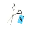Tijeras de Peluquería Pequeñas de 5 Pulgadas 440C, Tijeras para Cortar el Cabello, Tijeras Planas, Tijeras para Flequillo