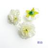 Flor de cravo artificial com folha DIY guirlanda feita à mão flor de grampo de cabelo dramática material para adorno de cabeça decoração de caixa de presente acessórios