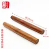 Rodillo de madera para hacer alitas de pollo de ébano, para cocina, hogar, sin laca, sin cera