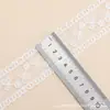 Diadema de Encaje Bordado con Encaje de Malla de Seda de Leche Beige Bilateral, Joyería de Mariposa, Ropa Infantil, Textil para el Hogar, Cintura