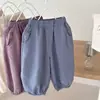 Pantalones Repelentes de Mosquitos para Niños 2026 Verano Nuevo Estilo Color Sólido Simple Ultra Suaves Largos Pantalones de Aire Acondicionado para Niños y Niñas