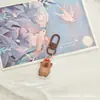 Chaveiro Fofo de Capivara Capivara Pingente Desenho Animado Fofo Pingente para Casal Melhor Amigo Acessório de Mochila Presente