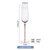 Copa de vino tinto chapada a medida, copa de cristal, copa de cóctel creativa, copa triangular, copa de champán, venta al por mayor