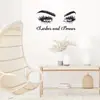 Cílios e Sobrancelhas Sobrancelhas Olhos Cílios Adesivos de Vinil Salão de Beleza Parede Decoração de Casa Venda Direta Transfronteiriça