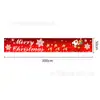 Banner de Feliz Natal 2026 Novo Estilo Tecido de Fundo Decorações de Festa de Feriado Boneco de Neve Papai Noel Estilo Bandeira de Jardim