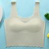 Chaleco de Desarrollo para Niña con Almohadilla en el Pecho, Sin Costuras, Anti-Exposición, Delgado, Transpirable, Seda de Hielo, Tops Tubulares Íntimos Grandes para Niños y Niñas, para Mujeres