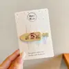 Pinza para el pelo con lazo lindo estilo coreano para mujer, pinza dulce de lunares para flequillo lateral, pasador de pelo exquisito de alta gama