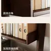Estantería de Madera Maciza para Sala de Estar en Casa, Estantería de Piso de Múltiples Niveles, Gabinete Lateral para Soporte de TV, Estante de Almacenamiento Multicapa