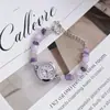 Reloj Pulsera de Piedras Preciosas Rotas para Mujer, Estilo Fresco de Nicho Ins, Reloj de Cuarzo Sencillo para Estudiantes, Ajustable, Nuevo Modelo de Moda