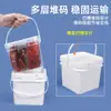 Cubo de Plástico Cuadrado de 2L Cubo de Congelación-Secado PP Cubo para Pastilla de Detergente para Ropa Cubo de Grado Alimenticio para Secado de Frutos Secos y Frutas Cubo para Cebo de Pesca de 2 Litros