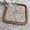 Nuevo mortero de cristal blanco con diamante y agujero pasante, accesorios para manualidades, cuentas literarias hechas a mano, accesorios de cuentas, cuentas sueltas, adornos colgantes