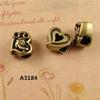 DIY Material Hecho a Mano Accesorios para Joyería Cadena Serpiente de Aleación Cuentas Cuentas Cuentas Panjia de Agujero Grande Cuerda de Cuero Cuentas Colección