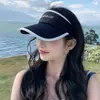 Sombrero de Protección Solar para Mujer, Visera Deportiva de Verano con Protección UV, Versátil para Exteriores, Playa, Ciclismo, Parasol, Gorra de Béisbol