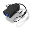 Adaptador OTG dos en uno USB 3.0 a TIPO-C Adaptador para Android Convertidor dos en uno Lector de tarjetas