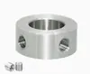 Anillo de Fijación de Eje Liso de Agujero Único de Acero Inoxidable 304 Anillo de Tope de Sujeción Juego Doble de Tornillo de Fijación Anillo Limitador de Eje Liso Limitador de Broca
