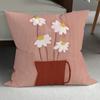 Fronha de Travesseiro Combinada Girassol Estilo Ins Almofada Travesseiro Decorativo Almofada de Sofá Nórdica Travesseiro de Encosto de Cama