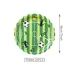 Banderines Colgantes de Encaje con Temática de Fútbol, Platos de Papel, Vasos de Papel, Servilletas de Papel, Cubiertos, Artículos de Fiesta