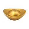 Lingote de Latón Sólido Color Oro Arena Adornos para Hacer Fortuna y Ahorrar Dinero Cilindro Entrada de Sala de Estar Estudio Regalo de Inauguración de Casa