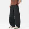 Pantalones Casuales para Hombre 2026 Verano Delgados Estilo Americano Marca de Moda Nuevos Tencel Secado Rápido Sueltos Pierna Ancha Pantalones de Trabajo