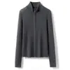 Cárdigan de Cachemira para Mujer 100% Cachemira Pura Nuevo Estilo Primavera 2025 16 Puntos 68 Count Suéter Fino Chaqueta Tejida