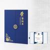 A4 70% de descuento Cubierta de carta de cita personalizada perlada esmerilada Página interior de certificado de premio Cubierta de certificado de premio Personalización