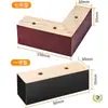 Pés de Sofá de Madeira Maciça, Pés de Cama Macios, Pés de Madeira para Móveis que Aumentam a Altura, Pés de Mesa de Centro, Base, Mesa de Cabeceira, Pés de Gabinete de TV, Sofá