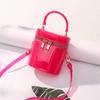 Bolsa Pequeña Dopamina PVC Color Caramelo Caja Cosmética Bolsa de Almacenamiento Bolso de Mano para Niños Bolso Cubo Pequeño Bolsa de Tocador Impermeable