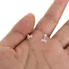 Brincos de Laço Dourado Mini Tarraxas para Mulheres com Orelhas Furadas, Brincos Elegantes e de Alta Qualidade para o Dia a Dia Atacado