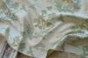 Sal Vestido de seda dourada com atmosfera de flores e pássaros de duas cores, tecido jacquard moderno e fresco, estilo doce e descolado, pano decorativo para bagagem
