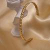Estilo INS Tendencia europea y americana Pulsera C 18K no se decolora