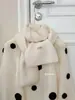 Bufanda de Punto de Lana Suave y Esponjosa Linda para Mujer Invierno Estilo Coreano Versátil Atmósfera Sensación Pareja Cálido Estudiante Bufanda de Lana