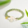 Yuanbao Dourado Luxo Leve Moda Nacional Yuanbao Dourado Pulseira de Contas Feminina Nova Pulseira Estilo Corte Chinês Fresca Versátil