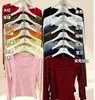 2026 Nova Camiseta Casual de Manga Longa com Gola U Estilo Coreano Moda Slim Fit Simples Valoriza a Figura Elegante Versátil Camada Base para Mulheres