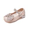 Zapatos de Niña Zapatos de Princesa 2025 Primavera y Verano Nuevos Zapatos para Niños Zapatos Planos Versátiles de Cuero con Lazo y Suela Blanda para Niña