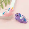 5593 # Llavero Creativo de Pegaso de Dibujos Animados Colgante Lindo para Bolso Equipaje Accesorios de Caja Sorpresa Goma Suave de PVC