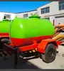 10 toneladas 20 toneladas remolque de tanque de agua móvil tanque de aspersión de jardín remolque de tanque de agua portátil herramienta de limpieza de contaminación de agua tractor