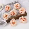 Nova Flor Rosa Colorida DIY Guirlanda Artesanal Corsage Material Cena de Casamento Layout Decoração de Casa