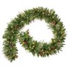 Adornos navideños de ratán de Amazon, de 1,8 y 2,7 metros, con forma de piña y frutos rojos, para puerta, de fábrica.