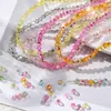 [Atacado] Contas Pontiagudas de Cristal de Vidro Colorido Contas Soltas Pulseira DIY Feita à Mão Acessórios de Joias para Miçangas Materiais