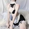 Seducción a la Luz de la Luna Tallas Grandes Lencería Sexy Disfraz de Sirvienta Juego de Rol Vestido de Princesa para Discoteca Lindo Conjunto de Secretaria