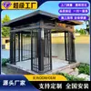 Pátio do Pavilhão Pavilhão de Lazer Externo Novo Pavilhão Chinês de Liga de Alumínio Pérgola Villa Pavilhão Moderno Simples