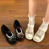 Populares tacones de plataforma gruesa, tacón grueso, estilo dulce, con moño, punta fina, para mujer, nueva colección otoño 2026, perfectos con vestidos, estilo Mary Jane