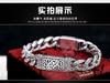 Pulsera de Plata para Hombre Distintiva Moderna Plata Esterlina para Mujer Pulsera para Pareja Patrón Auspicioso de Mariposa Cierre Plata Tailandesa Vintage Unisex