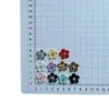 Nuevas Cuentas de Flor de Cinco Hojas con Pedrería de Colores para Manualidades DIY, Cadenas para Teléfono, Fundas para Teléfono, Zuecos, Llaveros y Pinzas para el Cabello