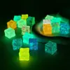 Cubo de hielo de punto de estrella de cielo estrellado 1.8 simulado luminoso brillante de colores accesorios de fotografía cuadrados DIY accesorios hechos a mano
