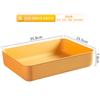 Caja de Almacenamiento de Plástico con Tapa Caja para Guardar Ropa Interior Calcetines en el Armario Contenedor para Guardar Bloques de Construcción de Juguete Cesta para Guardar Bocadillos Libros Ilustrados